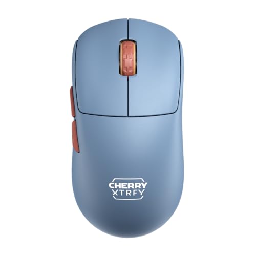 CHERRY XTRFY M68 ワイヤレス | 超高速で軽量なゲーミングマウス。 CX-M68W-BLUE