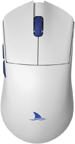 Cirsaeur M3 4K BT5.0 有線トライモード充電式ゲーミングマウス 26000DPI TTC PAM3395 光学式 E スポーツマウスカスタムドライバーコンピュータラップトップ PC (White), BFD5ESEW JP262240828