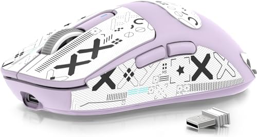 MANBASNAKE MAMBASNAKE M5 ウルトラカーボンファイバー 8000Hz ワイヤレスゲーミングマウス 39g スーパーライト 42000DPI、PAW3950MAXセンサー 北欧 52840チップ Bluetooth/2.4G/USB-C 有線マウス コイルケーブル付き PC/Mac用 (ブラック)