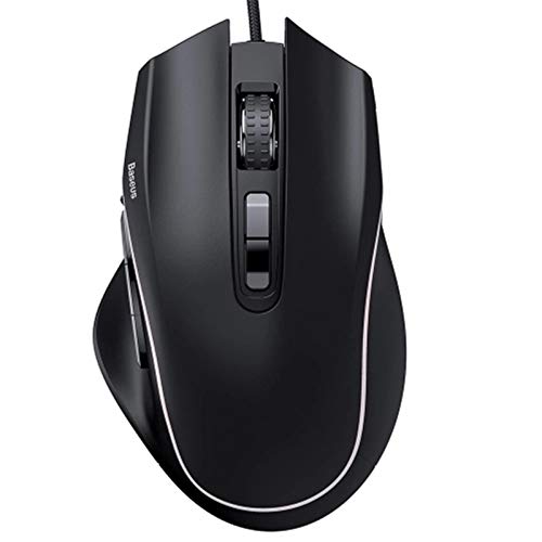GaoAN モバイルマウス 18ランプビーズ9プログラマブルキーのゲーミングマウス