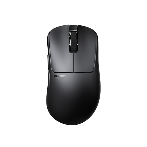 Pulsar Gaming Gears CrazyLight Series ワイヤレス ゲーミングマウス 超軽量 44グラム 1ms 32000 DPI Optical swhich XS-1 Flagship Sensor 国内正規品(Xlite CrazyLight, Medium, Jet Black) PXLCL201