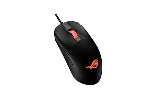 ASUS ROG Strix Impact III セミ両手利きゲーミングマウス 軽量 12000dpiセンサー 5つのプログラム可能なボタン 交換可能なスイッチ パラコードケーブル GPSゲーミングマウス ブラック 90MP0300-BMUA00