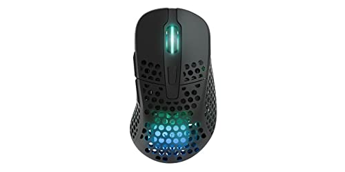 Xtrfy M4 RGB ゲーミング 無線 マウス エクストリファイ 高性能 軽量 ワイヤレス (ブラック) M4W-RGB-Black
