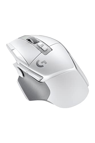 Logicool G ゲーミングマウス G502 X LIGHTSPEED ワイヤレス マウス G502XWL-CRWH LIGHTFORCE ハイブリッドスイッチ HERO 25K センサー 13個プログラムボタン USB Type-C 充電 POWERPLAY 対応 G502X ホワイト PC windows mac 国内正規品 【 ファイナルファンタジー XIV 推奨モデル 】