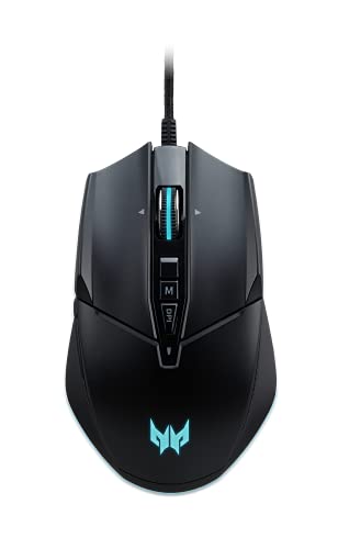Acer Predator Cestus 335 ゲーミングマウス PixArt 3370センサー付き 調整可能なDPI設定 16.80万RGBカラー照明コンビネーション GP.MCE11.01Q