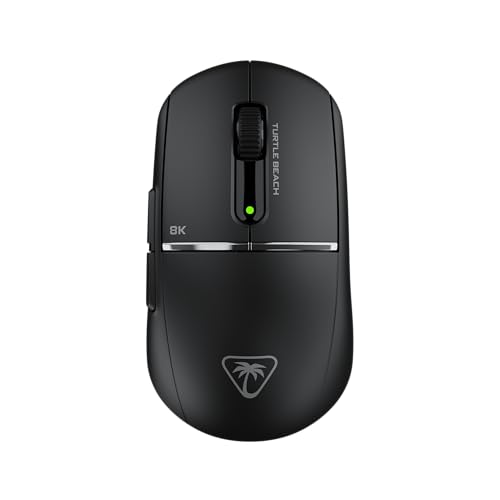 TURTLE BEACH 【Amazon.co.jp限定】TURTLE BEACH 8K対応 ワイヤレス ゲーミングマウス Burst II Pro ブラック｜8,000Hzポーリングレート対応 / 30K DPIセンサー / 57g超軽量デザイン / Titan Optical Switch / 最大150時間バッテリー持続 / NVIDIA Reflex対応 / 【メーカー保証2年+代理店保証6ヶ月】 TBM-2102-05