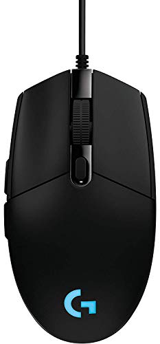 Lazmin112 Logitech G203 Prodigy 有線ゲーミングマウス 8000DPI RGB 軽量 6つのプログラム可能なボタン オンボードメモリ PC/Mac対応 ブラック