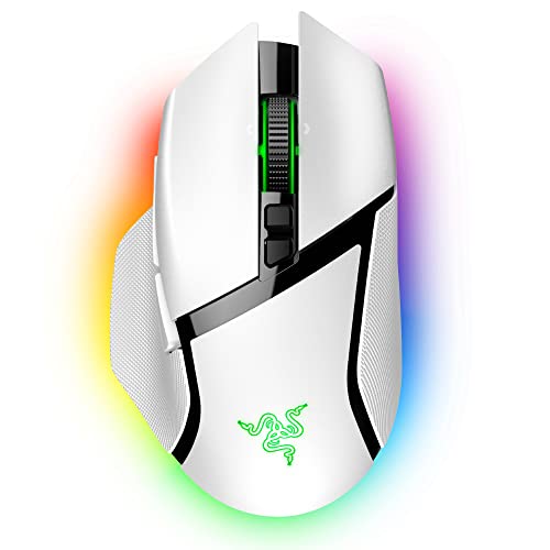 Razer (レイザー) Basilisk V3 Pro White ゲーミングマウス ワイヤレス Bluetooth 無線 接続 Focus Pro 30K オプティカルセンサー 30,000DPI 第 3 世代オプティカルマウススイッチ 高速スクロール可能なチルトホイール 11ボタン 13ゾーンのChroma RGB対応 バシリスクブイスリープロ 【日本正規代理店保証品】 Black RZ01-04620200-R3A1