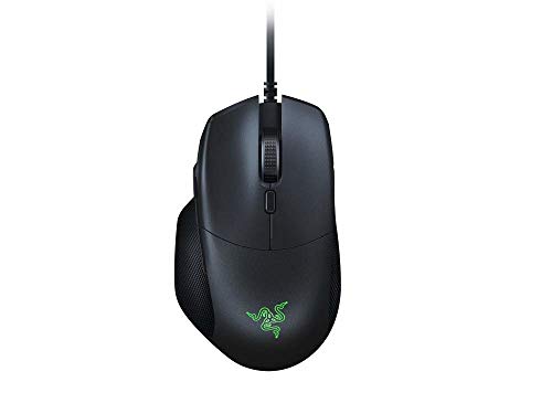 Razer Basilisk Essential - 人間工学に基づいたFPSゲーミングマウス 多機能クラッチと6400 DPI光学センサー付き RZ01-02650100-R3M1