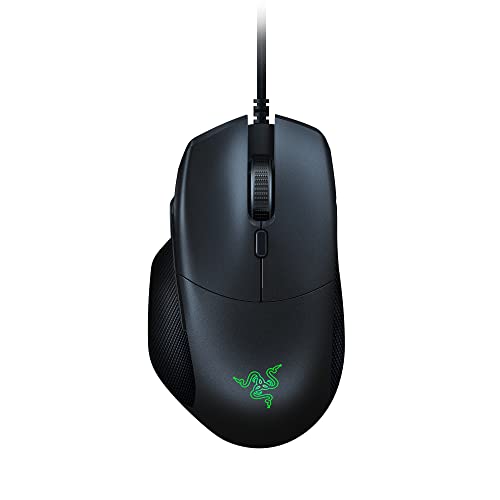 Razer Basilisk Essential ゲーミングマウス 6400 DPI 光学センサー クロマRGB照明 プログラム可能な7ボタン メカニカルスイッチ クラシックブラック RZ01-02650100-R3U1