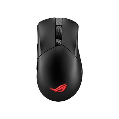 ASUS ROG Gladius III Wireless AimPoint Gaming Mouse, Connectivity (2.4GHz RF, Bluetooth, Wired), 36000 DPI Sensor, 6 programmable Buttons, ROG SpeedNova, Replaceable switches, Paracord Cable, Black P711 ROG GIII WL AIMPOINT/BLK