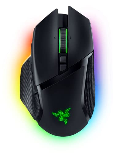 Razer レイザー Basilisk V3 Pro ゲーミングマウス ワイヤレス Bluetooth 無線 接続 Focus Pro 30K オプティカルセンサー 30,000DPI 第 3 世代オプティカルマウススイッチ 高速スクロール可能なチルトホイール 11ボタン 13ゾーンのChroma RGB対応 バシリスクブイスリープロ RZ01-04620100-R3A1