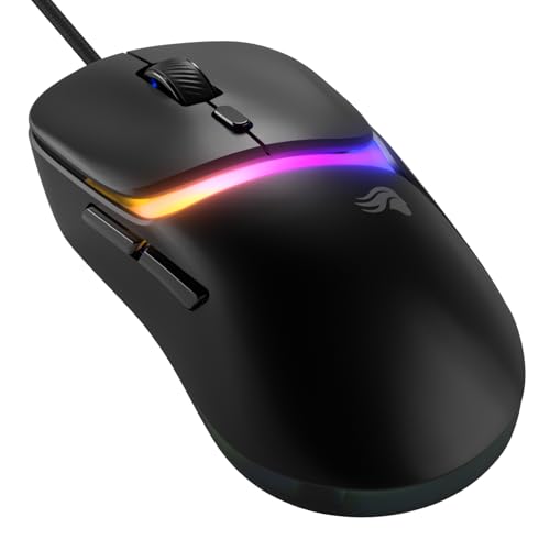 GLORIOUS ゲーミングモデル D3 有線ゲーミングマウス - 超軽量57g、130Mクリック光学スイッチ、30K DPI BAMF 3.0センサー、750 IPSトラッキング、50Gアクセラレーション、すべてのグリップタイプに対応 - ブラック GLO-D3-W-BLK