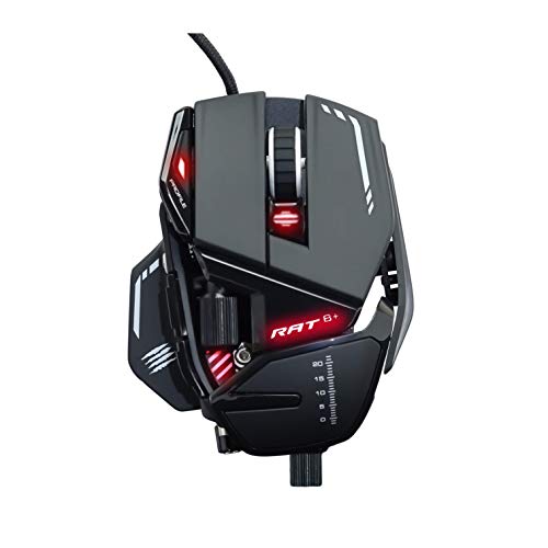 Razer MAD CATZ R.A.T. 8+ ゲーミングマウス (USB/ブラック/16000dpi/11ボタン) - MR05DCINBL000-0