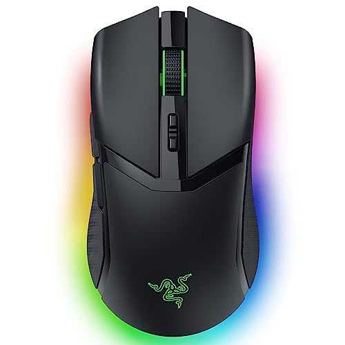 Razer Cobra Pro ワイヤレスゲーミングマウス:10種類のカスタマイズ可能なコントロール - Chroma RGB照明 - 30K光学センサー - Gen-3スイッチ - 2.4GHz Bluetooth & USB Type C - 最大170時間バッテリー - ブラック RZ01-04660100-R3U1