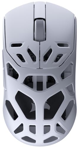 CORSAIR SABRE v2 PRO ワイヤレスMG FPSゲーミングマウス – CORSAIR MARKSMAN S 33K DPIセンサー、8000Hzのハイパーポーリング、耐久性に のマグネシウム、軽量、最大120時間のワイヤレス・バッテリー寿命 – 白 CH-931G101-WW