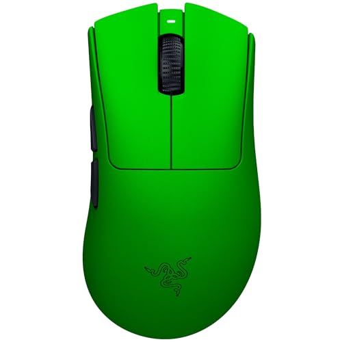 Razer DeathAdder V4 Pro Wireless Esports Gaming Mouse - Esports Green Edition [並行輸入品] RZ01-05330500-R3M1