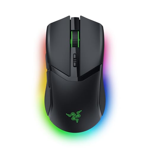 Razer Cobra Pro - Customizable Wireless Gaming Mouse Chroma RGB (10 Customizable Controls, 11-Zone Chroma Lighting, Focus Pro 30K Optical Sensor, HyperSpeed Wireless) Black RZ01-04660100-R3G1