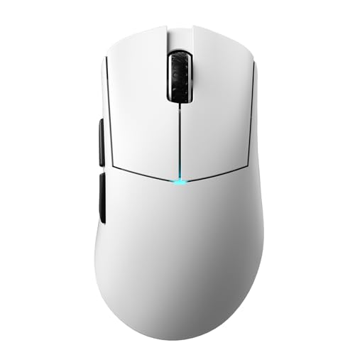 LAMZU ラムズ パロゲーミングマウス 人間工学 Paw 3950 Nordic 52840 8k対応 8Kドングル付き(ホワイト)