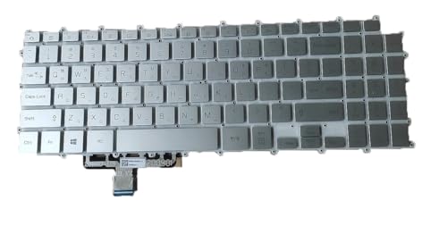 キーボード ノートパソコンのキーボード と互換性のあ LG 15Z90Q 15Z90Q-G 15Z90Q-P 15Z90Q-H 15ZD90Q 15ZD90QC 15Z90Q-G 銀 英語（米国）