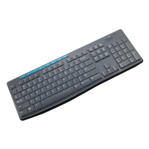 シリコーンキーボードフィルムスキン K260 K270 MK295 MK275モデル用 プロテクター こぼれ防止 オフィス ホーム 学校用