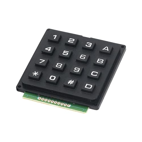 Shamiina 耐久性のある電話スタイルのキーボード モジュール スイッチ キーボード, 16 キー 4x4