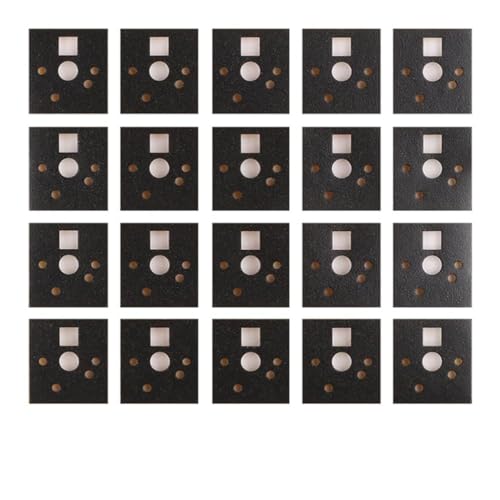 Ddujbtp 120PCS/パックメカニカルキーボードステッカーフィルムシャフトガスケットステッカーポロンEVAシャフトパッドホットプラグメカニカルキーボードスタビライザー