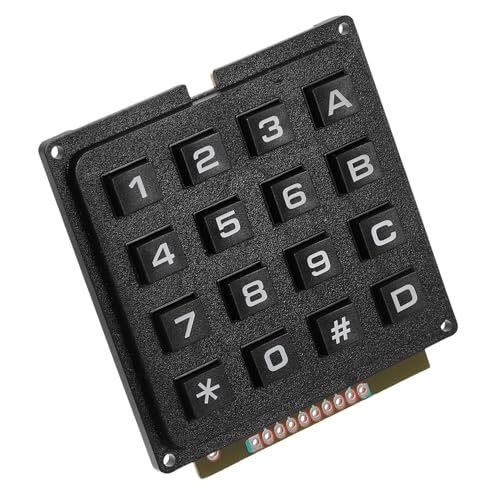 SMASOLO 産業用耐久キーキーパッドモジュール 高信頼性タクルキースイッチ搭載 マトリックスキーボード配列 単片機対応操作用キーボードボ YMUF1817KLWMW39Q23D8