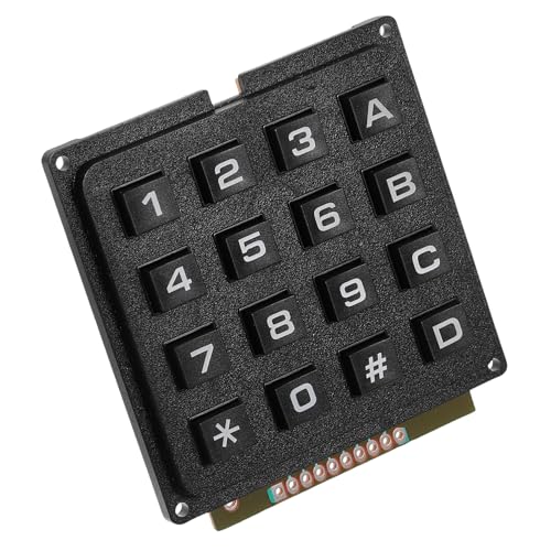 OKUMEYR 外付けキーパッド 16キーキーボード マトリックスアレイ構造 プラ製 高耐久性 高 業界向けキーボードモジュール 工業環境対応