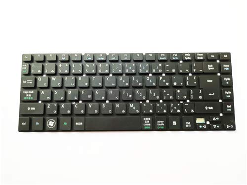 IDVL [IDVL]ノートPC用 日本語キーボード For Acer Aspire e1-470g MS2376 E5-471P-A34D/K E5-471P-A34D/K E5-474G-51WB e1-470 E1-472 e1-472p e1-511 e5-411g e5-421 e5-421g e5-422 e5-422g e5-432 e5-432g 黒