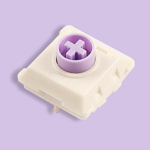 Nocessary Kailh Taro アイスクリーム MINI Choc V2 1353 ロープロファイルスイッチ ホットスワップ対応 ラピッドトリガー フルPOM カスタム DIY スイッチ メカニカルキーボード用 ヒットボックスコントローラー、ゲーミング、タイピング用 (5個）