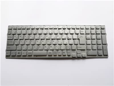 IDVL [IDVL]SONY VAIO VPCCB キーボード 日本語配列 ノートPC用 銀色 枠欠品