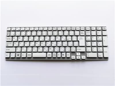 IDVL [IDVL]SONY VAIO VPCCB キーボード 日本語配列 ノートPC用 白色 枠欠品