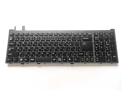 IDVL [IDVL]SONY VAIO type Aシリーズ VGN-AW キーボード ノートPC用 日本語配列 灰枠
