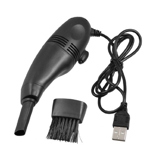Ruilogod プラスチックハウジング USB ミニクリーナーブラシキット ブラック PC ノートパソコン キーボード用 dfceaaf599e82e1767f6fa1632ac67