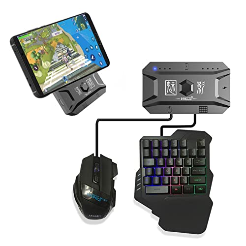 A/R PUBGモバイルコントローラーコンバーター携帯 ゲームパッドからキーボードおよびマウスコンバーターゲーム機用Bluetoothコネクター A/r