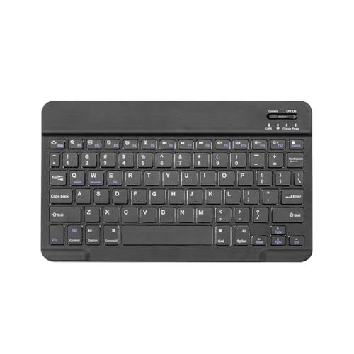 ポータブルワイヤレスキーボード - ブラックライトウェイトキーボード、充電式キーパッド、静かなスリム 、コンパクトな人間工学に基づいたコンピュータータイピングアクセサリー|タブレットワークステーション用のコードレス QOOM68IKGGS7XT85GUI