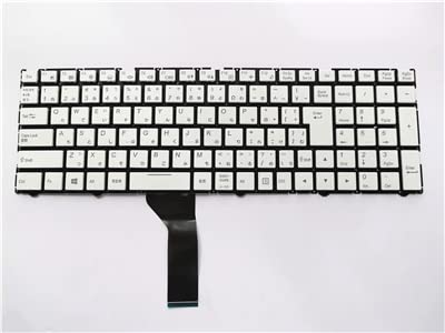 IDVL [IDVL]CLEVO N250 N252 キーボード 日本語配列 ノートPC用 白 枠欠品