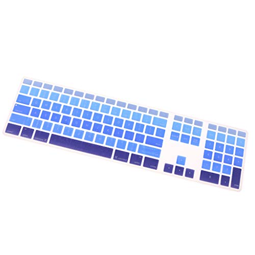 SAEYZ 有線キーボードA1243用 ラップトップキーボードーフィルム, グラデーションブルー MH10515