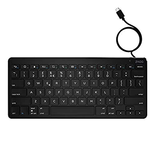 ZAGG ユニバーサルキーボード USB C 有線 KB UK 英語