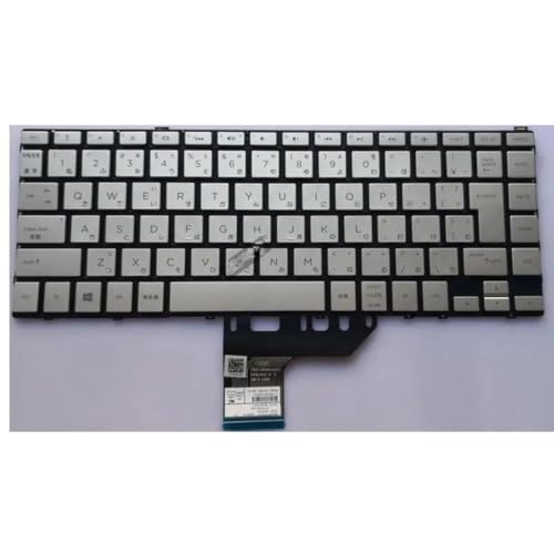 ForgeCore X360 13-AC 13-AG 13-AD 13-AH 13-AE 13-CA 13-AQ TPN-C132 W144用のUS LA SP PO RUキーボードと互換性があります。(JP Silver) ForgeCore888