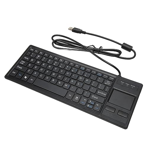 Denash コンピューターキーボード USB接続 超薄型で頑丈なコンパクト有線タッチキーボード HUB機能付き フードサービス用 Denashh9etxm3g02