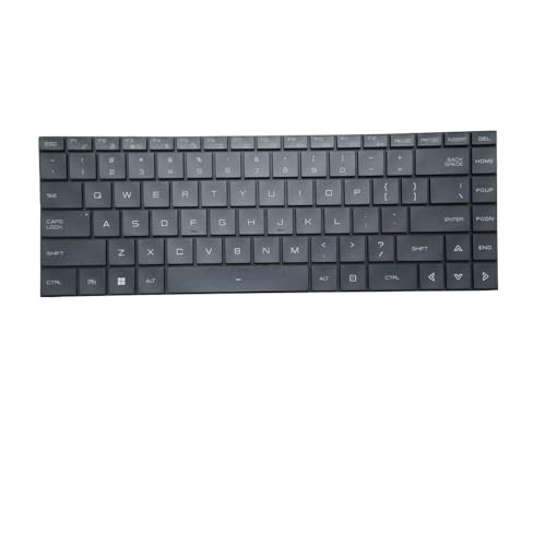 キーボード バックライト付き ノートパソコンキーボード に適合する Slimbook KDE 14" 14 inches 英語（米国）グレー KDE 14 Keyboard US Gray 1 AMZ-US2