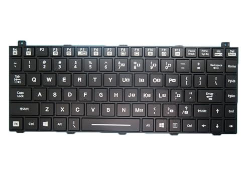 キーボード バックライト付き ノートパソコンキーボード互換 GETAC S410 G4 S410G4 英語 US ブラックフレーム S410 G4 2