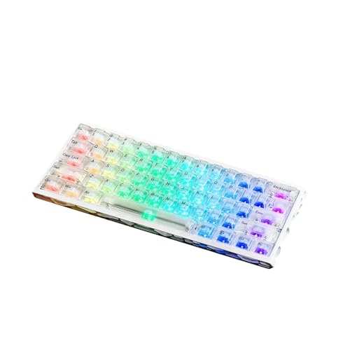 Coogat コンピュータ周辺機器キーボード中空アルミニウムスイッチカスタマイズ可能なカラーコード付きタイピングおよびゲームゲーミングキーボード