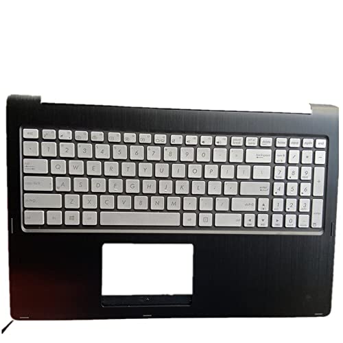 fqparts 汎用 キーボードの縁にハウジング & キーボード に適合する For ASUS N543UA ブラック 米国英語のレイアウト N543UA-CKE-XP-1072