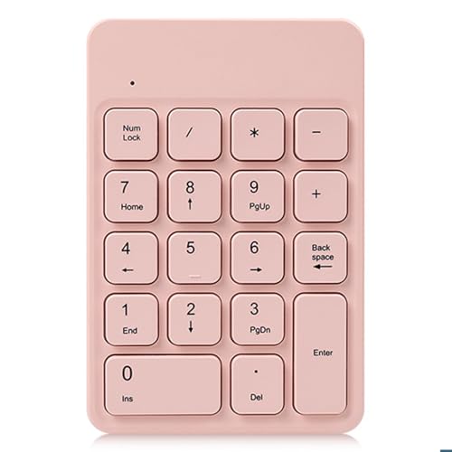 TYYMSMK キーボード Mini 18キー ポータブル 超薄型 ノートパソコン タブレット対応 ピンク TY0319000173