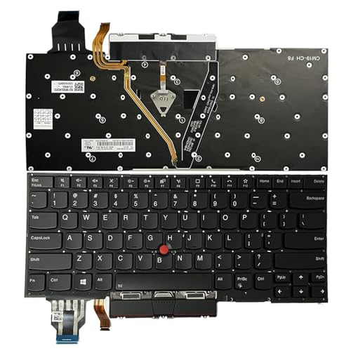 HSSDTECH US キーボードバックライト付き LENOVO 用 ThinkPad X1 Yoga 5th Gen 20UB 20UC US Keyboard Backlight NC05139-HJP1