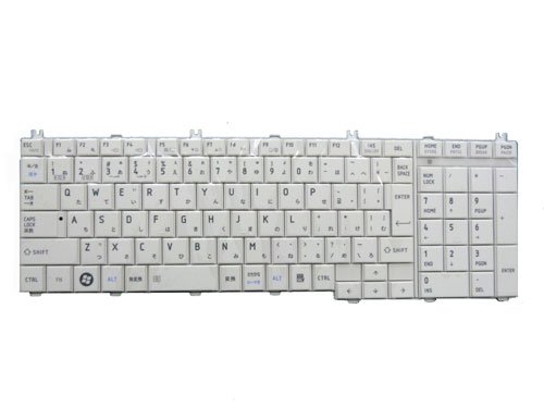 Rifnet 東芝 :PT35056AAFWS3用ノートパソコンキーボード新品(白)NSK-TN1GV