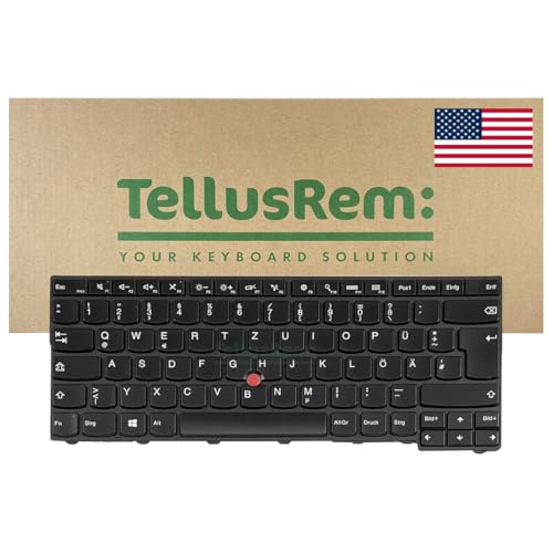 TellusRem 交換用米国非バックライトキーボード Lenovo ThinkPad T431 T431s E431 T440 T440p T440s E440 L440 T450 T450s T460 L450 T440e – 米国英語 QWERTY用 グレードA